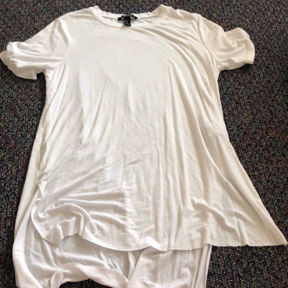 White Long Tee